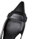 Courrèges Leather Racer Slinback Black flcou0251042blk