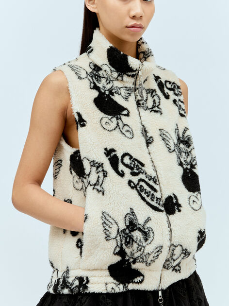 Cartoon Fleece Vest