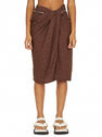 Jacquemus La Jupe Bodri Skirt in Brown Brown fljac0250169brn