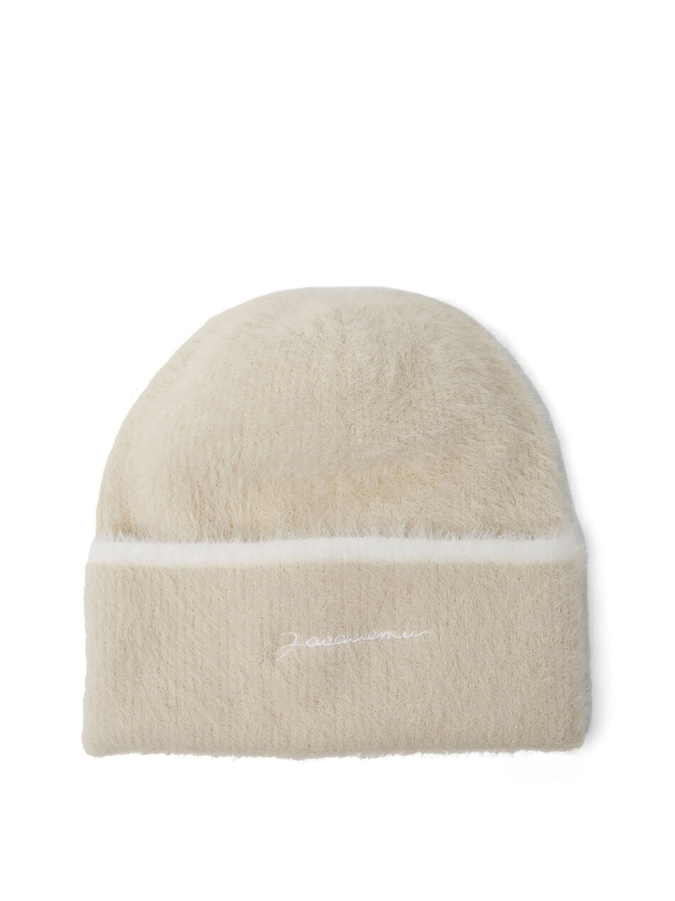 Le Bonnet Neve Beanie Hat in Beige