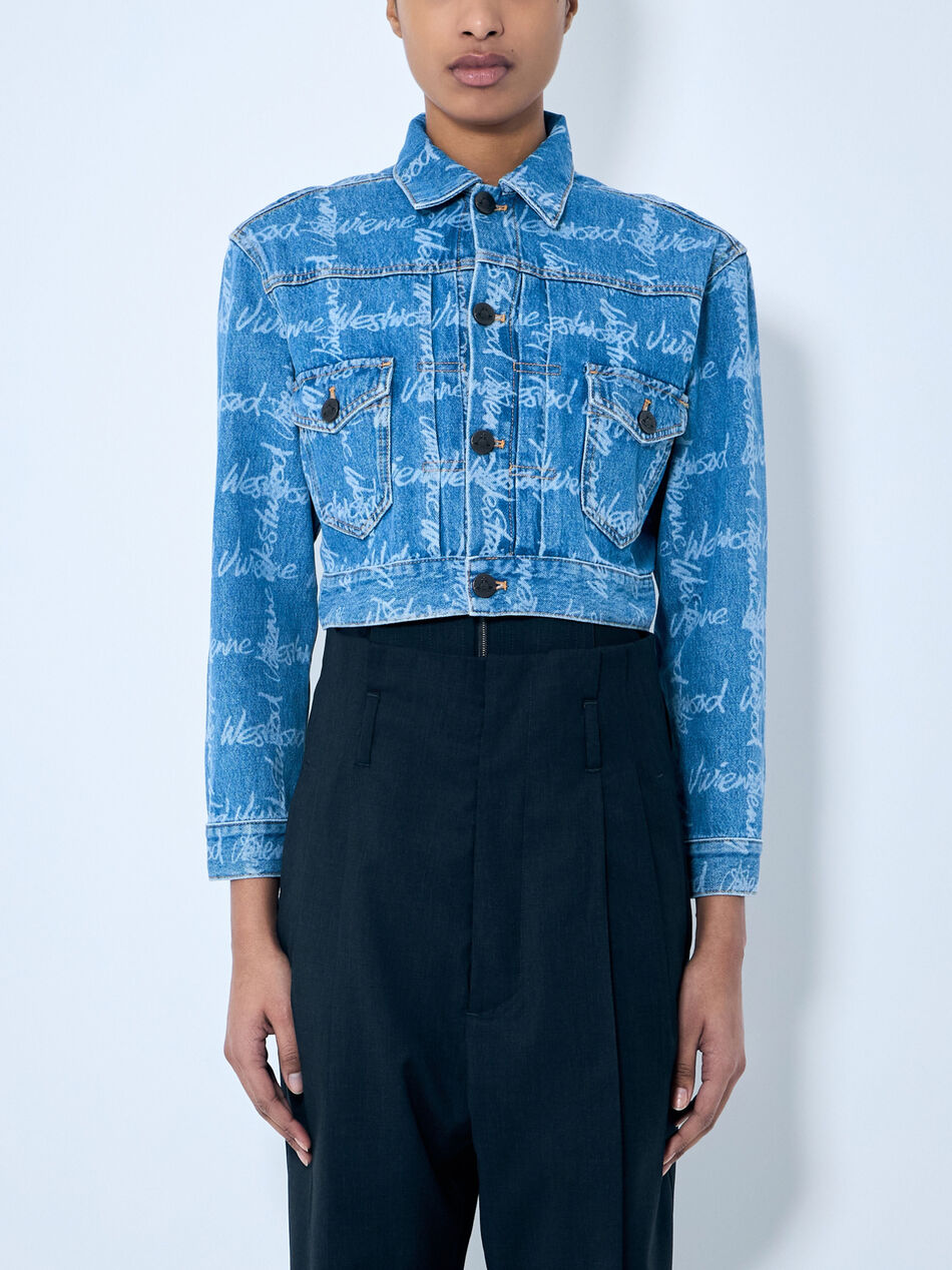 Marlene Cropped Denim Jacket