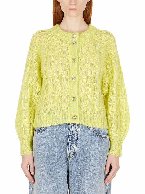 Green Mohair Cardigan