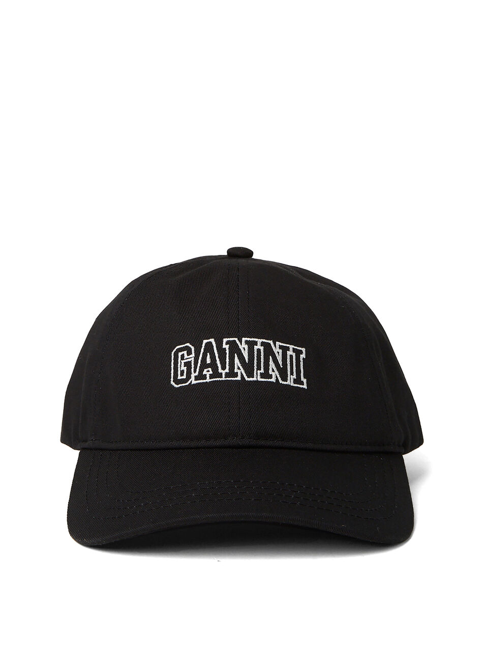 Logo Embroidery Baseball Cap in Black