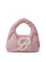 Blumarine Faux-fur Bag with Logo Pink flblm0249016pin