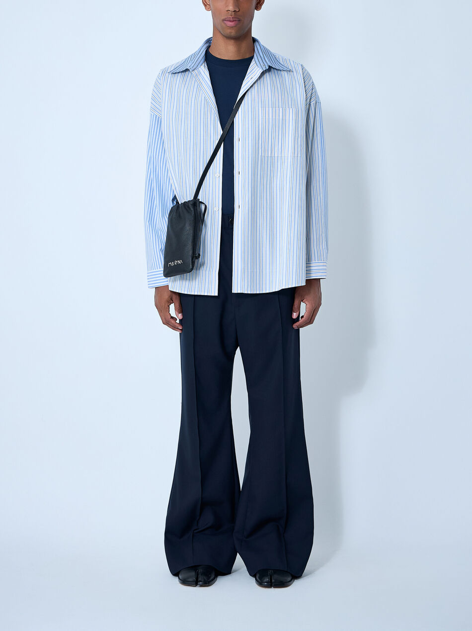 Striped Button-Down Shirt