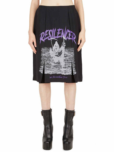 Raf Simons Resilencer Print Pleated Skirt | THE FLAMEL®