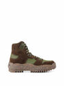 Acne Studios Desert Lace Up Boots Green flacn0148039grn