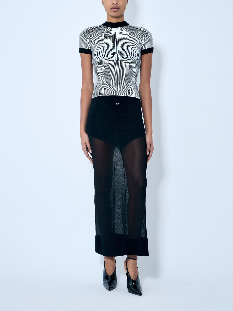 Morphing Pinstripe Top