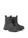 GANNI Black Rubber Country Boots  flgan0249055blk