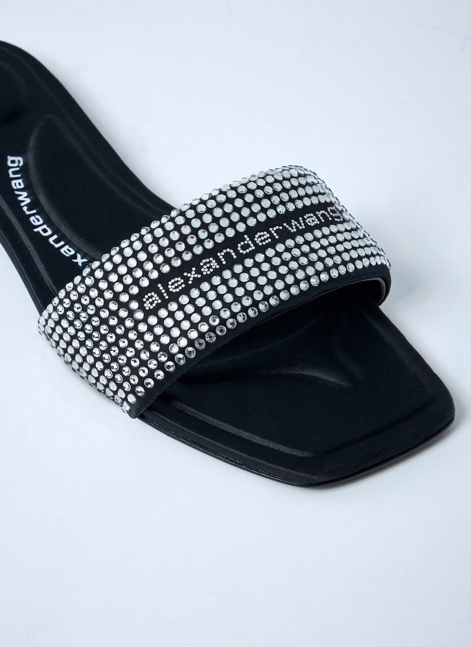 Embellished Logo Motif Slides