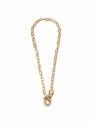 Paco Rabanne Gold Necklace with T-Bar Closure  flpac0248031gld