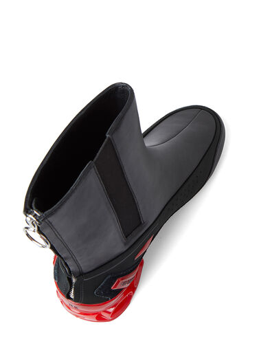 Raf Simons (RUNNER) Cycloid High Boots in Black | THE FLAMEL® display picture 1