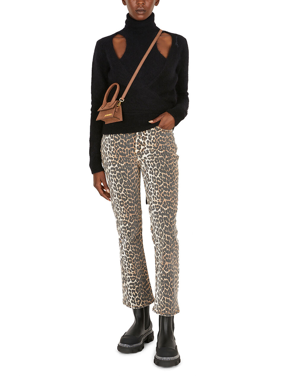 Cut Out Wrap Sweater