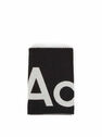 Acne Studios Black Logo Wool Scarf  flacn0148076blk