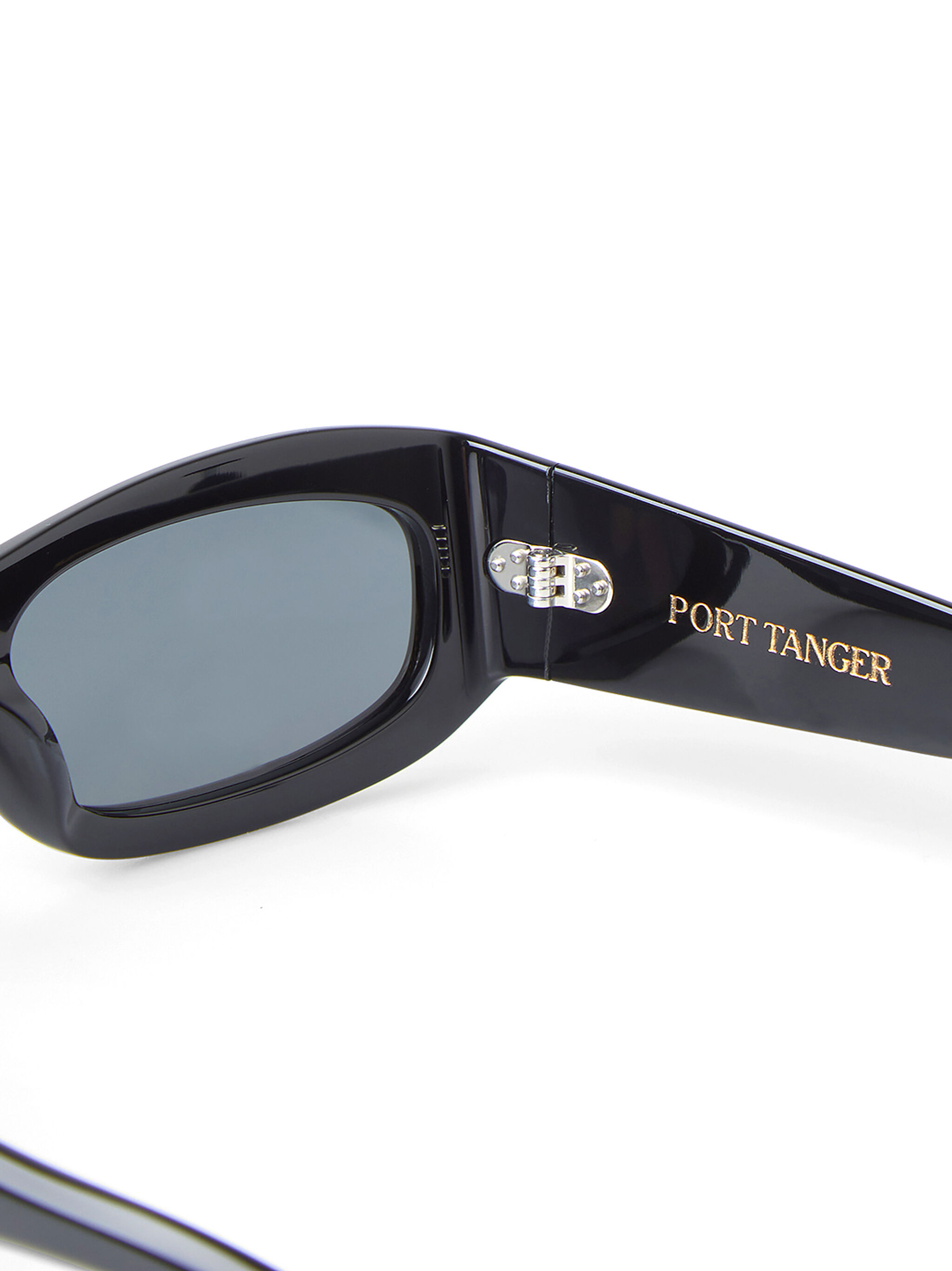 Saudade | Black Acetate | Black Lens | Port Tanger Sunglasses 【美