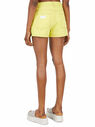 GANNI Yellow Denim Shorts Yellow flgan0248010yel