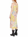 Marc Jacobs Bias Slip Dress with All-Over Motif Yellow flmcj0247001yel