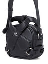 Courrèges Leather Mini Loop X Bag Black flcou0251047blk