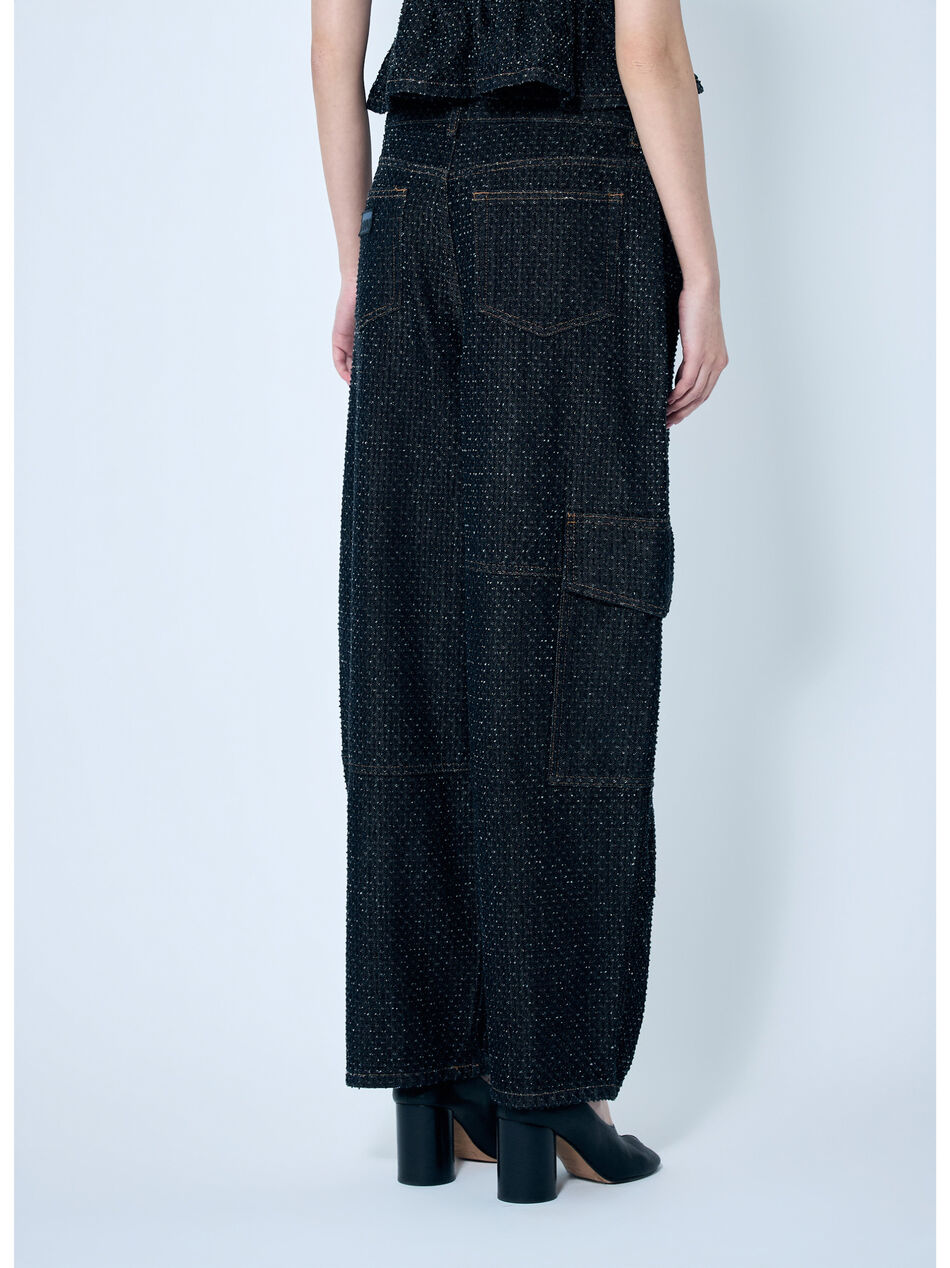 Fluffy Denim Carpenter Jeans