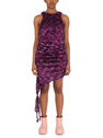 Collina Strada Lydia Dress in Deadstock Fabric Purple flcst0246004ppl