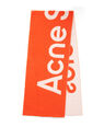 Acne Studios Sciarpa con Logo Jacquard Arancione flacn0150076ora