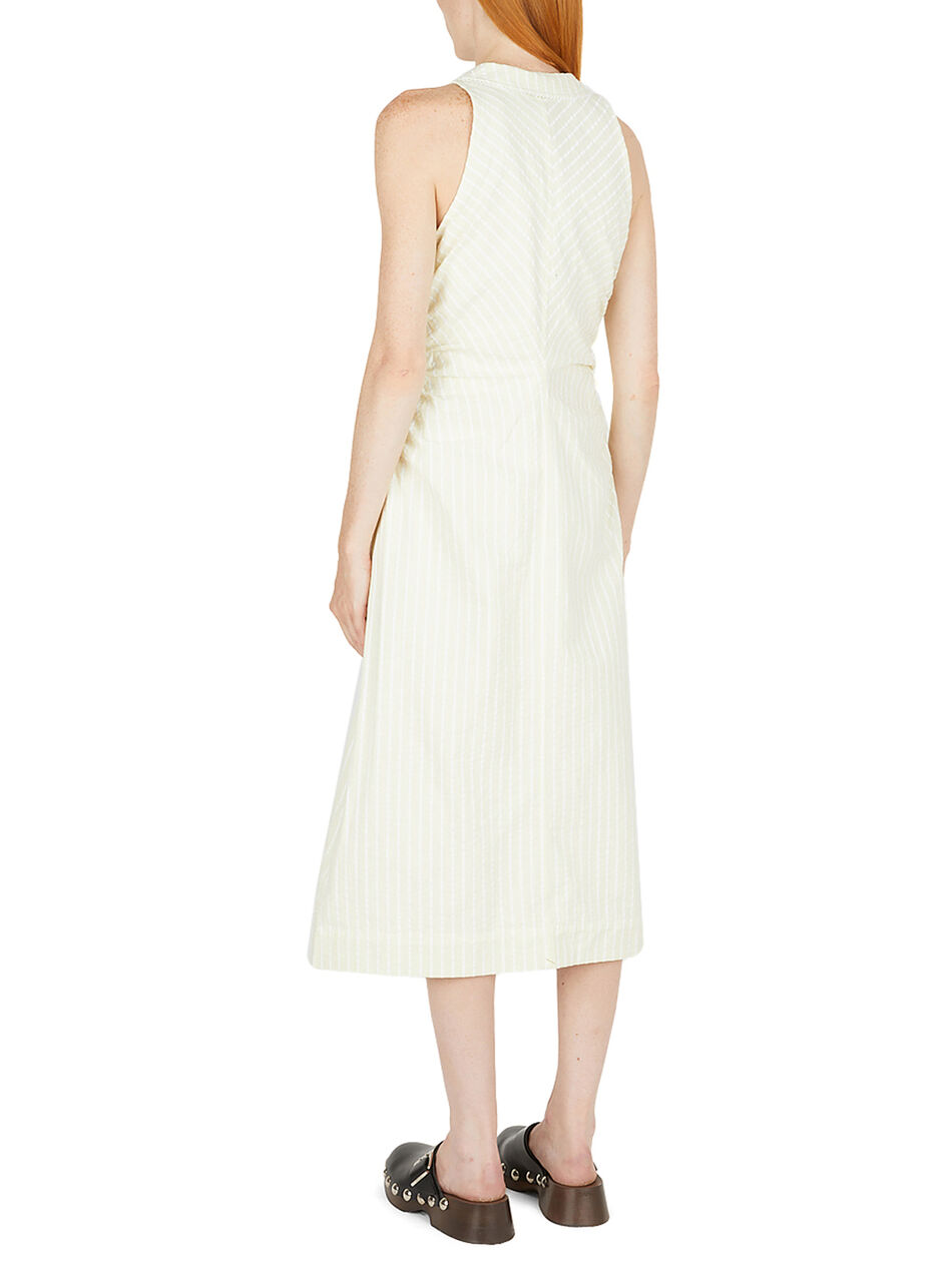 Stripe Mid Length Dress
