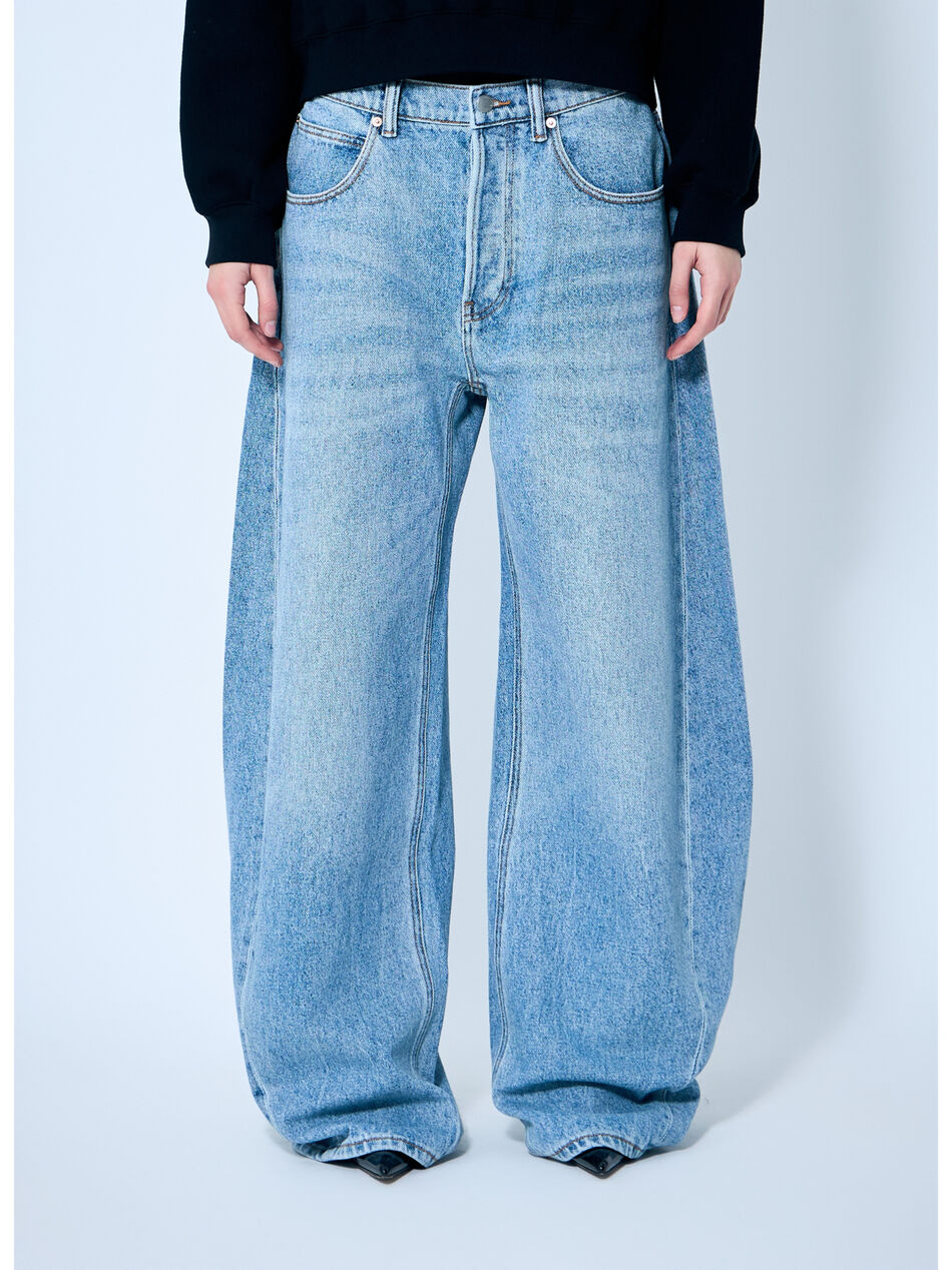 Oversized Round Low Rise Jeans