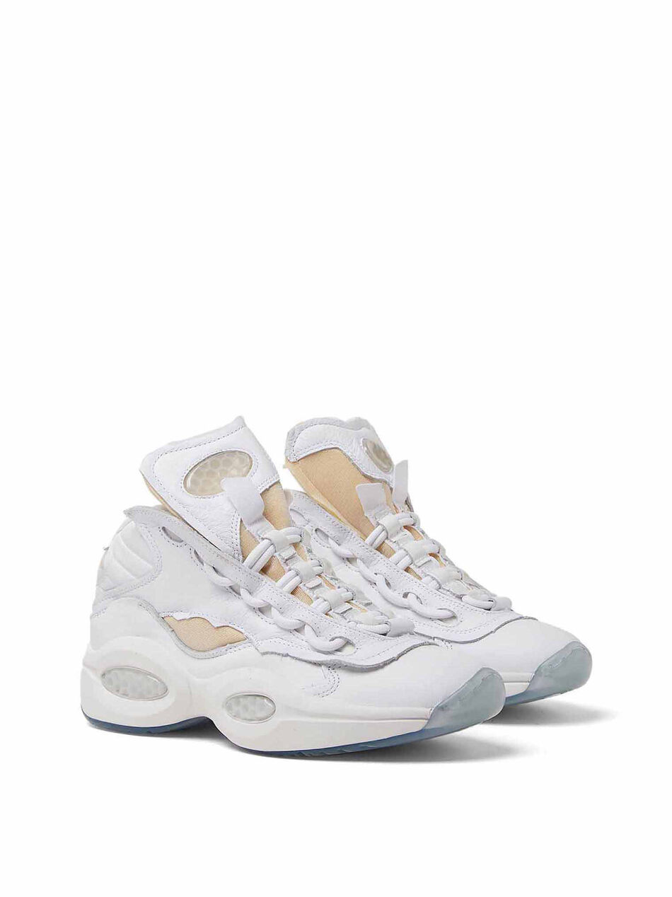 Question Mid Memory Of White Basketball Sneakers