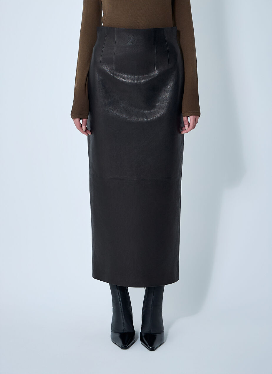Loxley Leather Skirt
