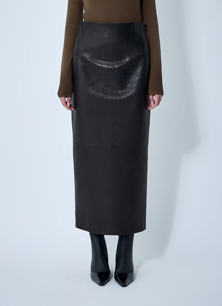Loxley Leather Skirt