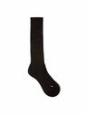 Acne Studios Logo Ribbed Socks in Black Black flacn0148063blk