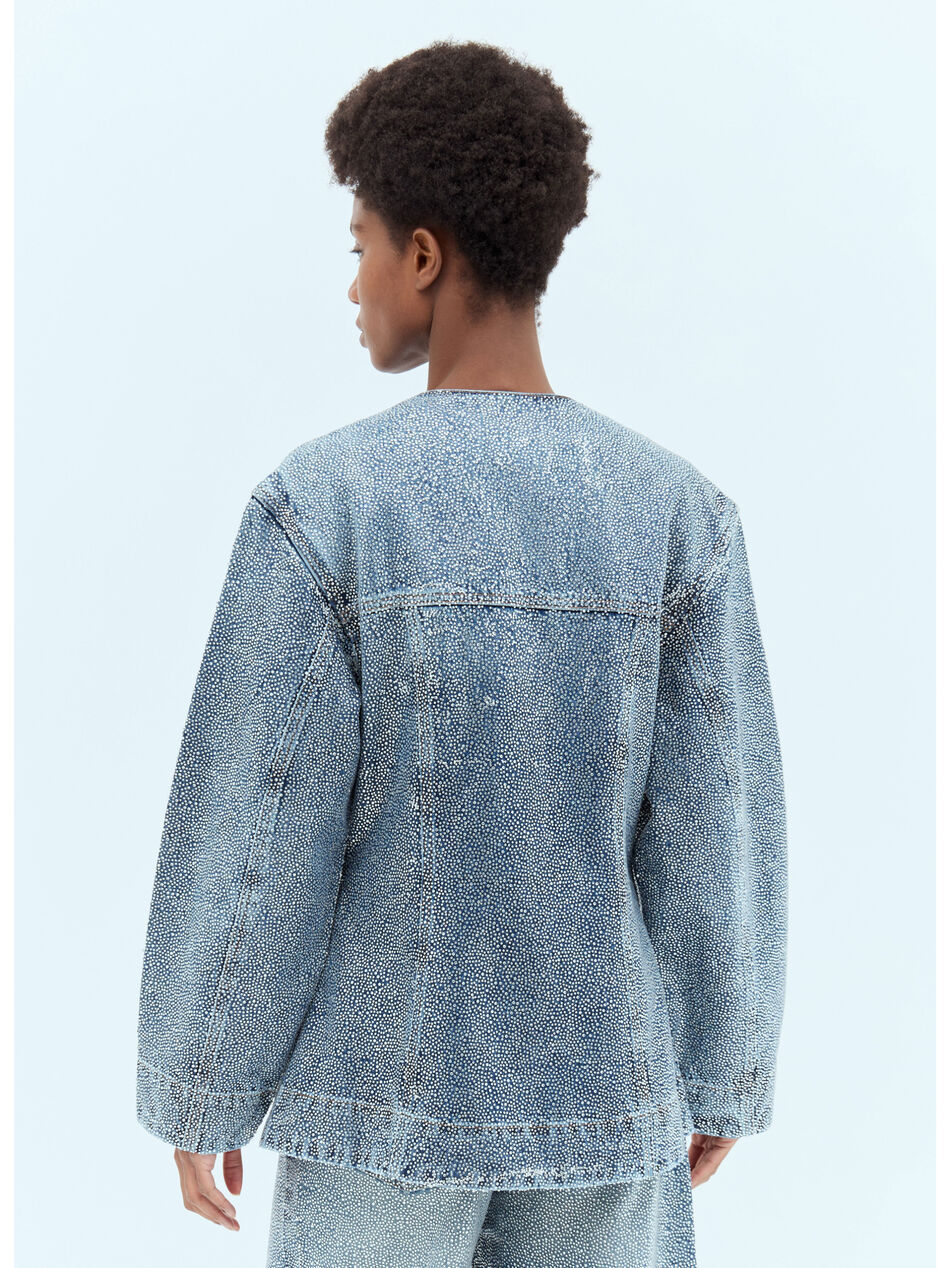 Sparkle Denim Blazer