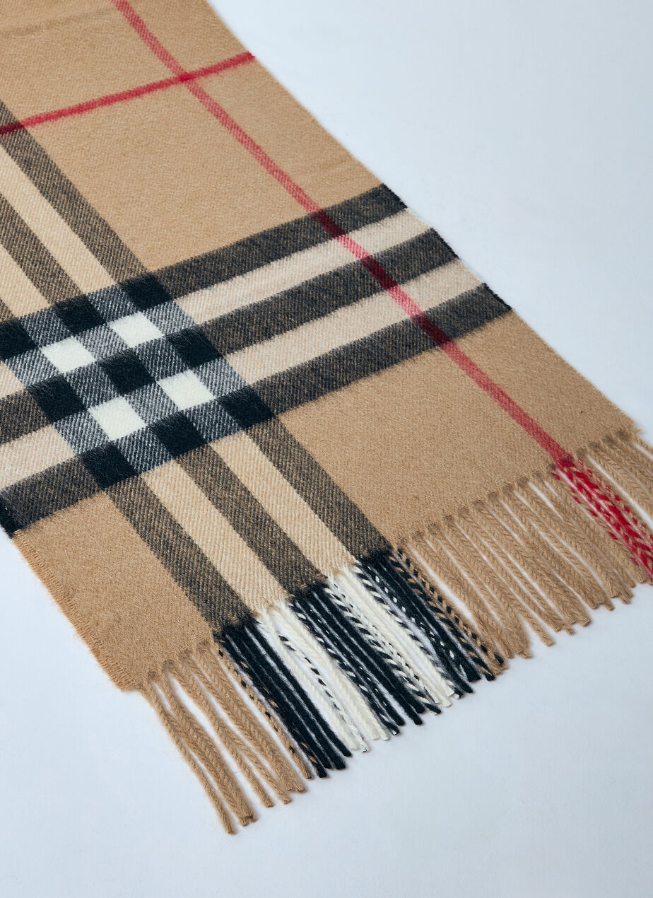 Giant Check Cashmere Scarf