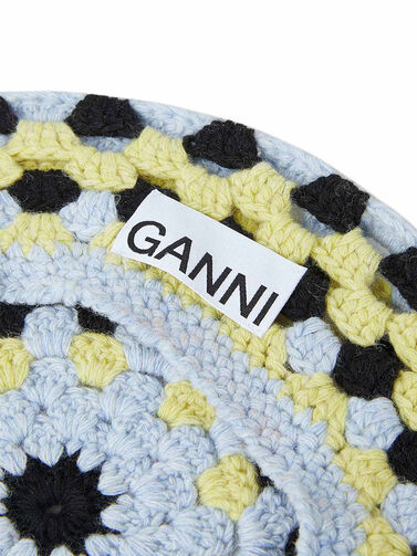GANNI Crochet Beret Hat | THE FLAMEL® display picture 1