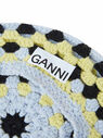 GANNI Crochet Beret Hat Light Blue flgan0248026blk