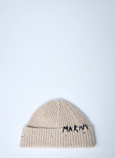 Logo Motif Beanie Hat