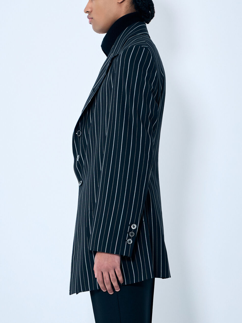 DL Pinstripe Blazer