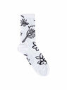 Jacquemus Les Chaussettes Giardino Socks with Flowers Motif White fljac0148070wht