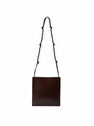 Jil Sander Tangle Medium Brown Leather Bag