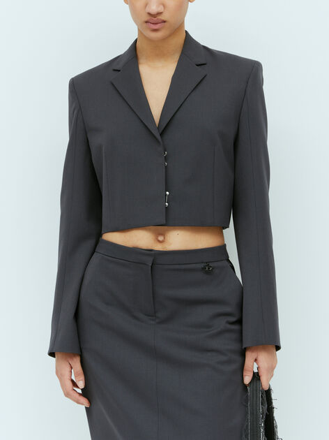 G-Milla-P1 Tailored Crop Blazer