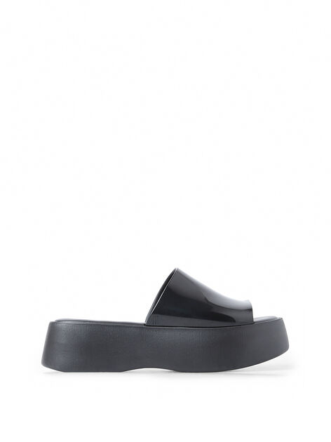 Becky Platform Sandals in Black