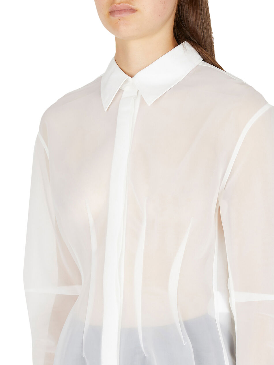 Camicia Con Finitura Trasparente