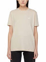 Acne Studios T-shirt Face in Cotone Beige flacn0247008cre