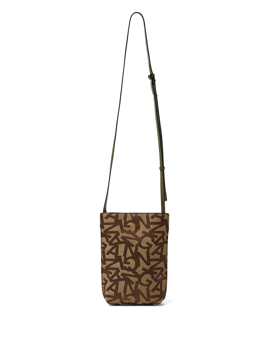 Banner Jacquard Small Shoulder Bag