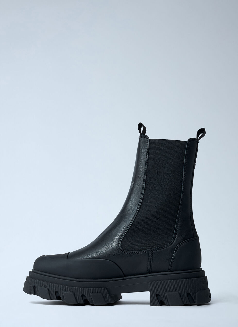 Cleated Mid Chelsea Boot