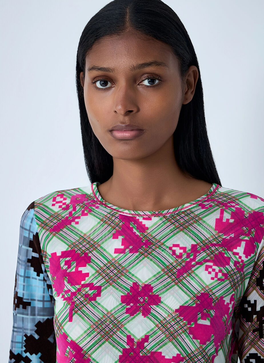 Pixel Bunny Mesh Top