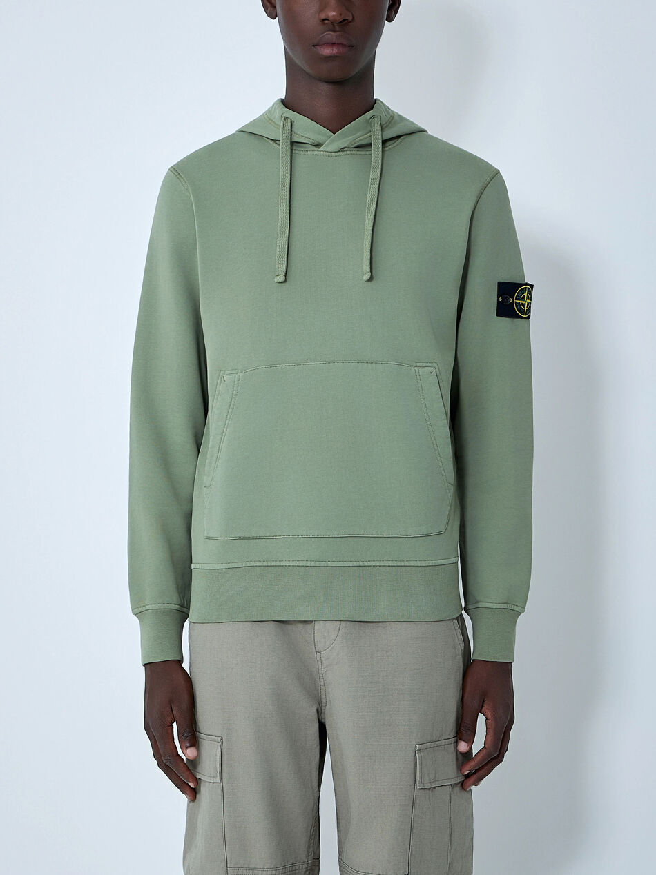 Logo Motif Hooded Sweatshirt