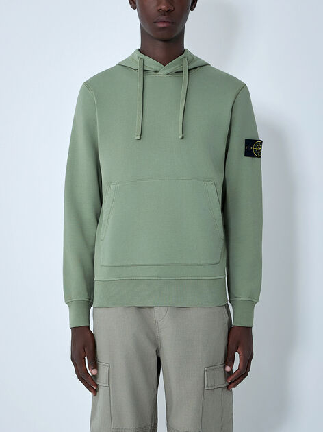 Logo Motif Hooded Sweatshirt