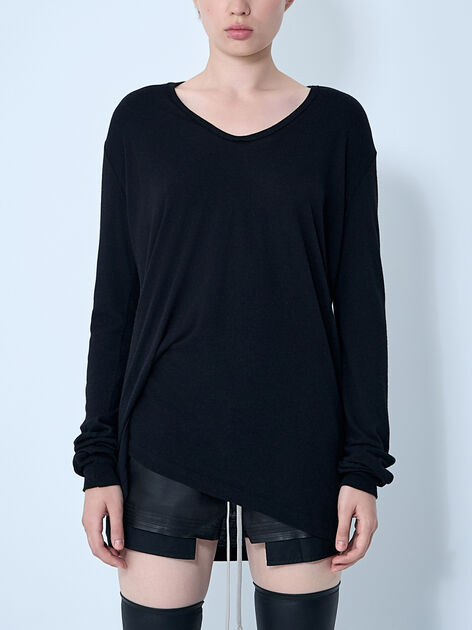 Hiked Long Sleeve Top