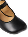 MM6 Maison Margiela Black Mary Jane Mules Shoes Black flmmm0249025blk